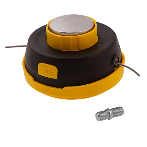 Катушка триммерная полуавтоматическая, легкая заправка лески, гайка M10x1.25, винт M10-M10, подшипник Denzel купить в Москве с доставкой по всей России | ProtosMarket.ru