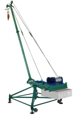 Кран стреловой поворотный "МАСТЕР-3" 1000 кг 50 м с противовесами и колесами купить в Москве с доставкой по всей России | ProtosMarket.ru