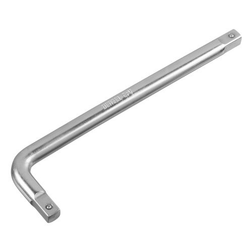 Вороток Г-образный, 200*50 мм, квадрат 3/8", CrV, матовый хром Denzel купить в Москве с доставкой по всей России | ProtosMarket.ru