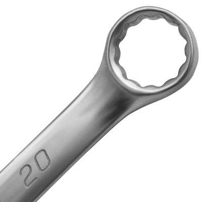 Ключ комбинированный, 20 мм, CrV, матовый хром Matrix купить в Москве с доставкой по всей России | ProtosMarket.ru