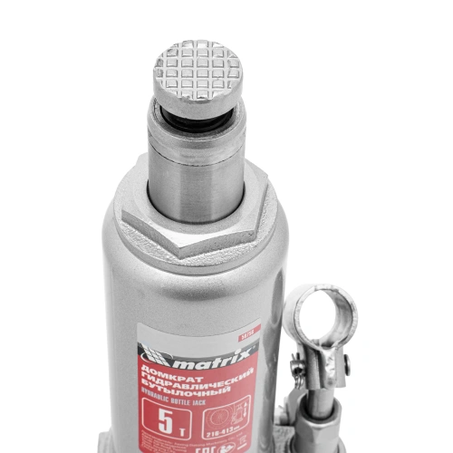 Домкрат гидравлический бутылочный, 5 т, высота подъема 216-413 мм, в пластиковый кейсе Matrix купить в Москве с доставкой по всей России | ProtosMarket.ru
