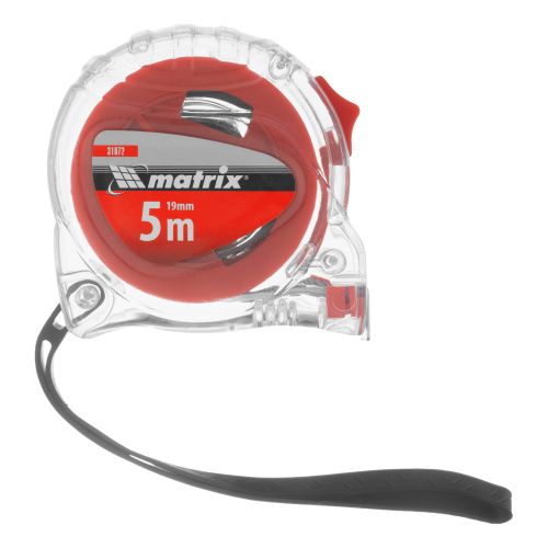 Рулетка Crystal,5 м х 19 мм,корпус из поликарбоната Matrix купить в Москве с доставкой по всей России | ProtosMarket.ru