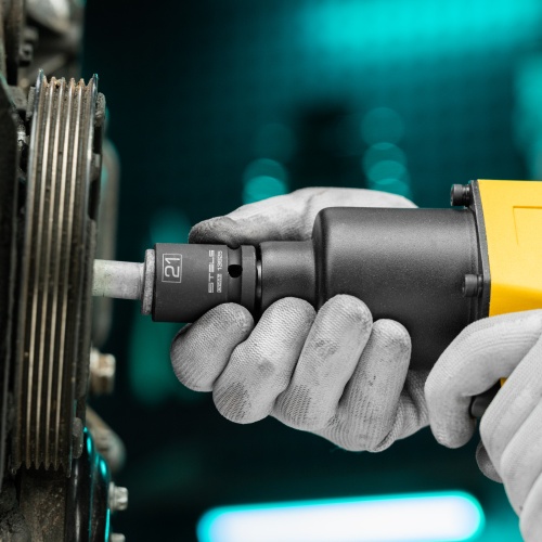 Головка ударная шестигранная, 21 мм, 1/2, CrMo Stels купить в Москве с доставкой по всей России | ProtosMarket.ru