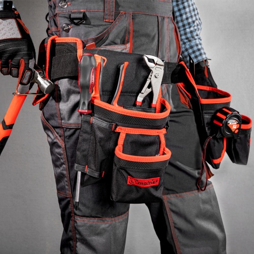 Сумка-пояс двойная, 20 карманов, держатель для молотка Matrix купить в Москве с доставкой по всей России | ProtosMarket.ru