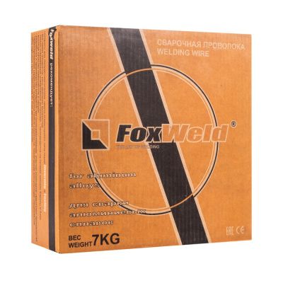 FoxWeld Проволока алюминиевая AL Si 5 (ER-4043) д.1.0мм, 7кг D300 (пр-во FoxWeld/КНР) купить в Москве с доставкой по всей России | ProtosMarket.ru