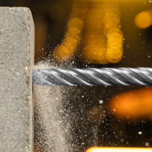 Бур по бетону, цельная крестовая пластина, 14x215 мм, SDS PLUS Denzel купить в Москве с доставкой по всей России | ProtosMarket.ru