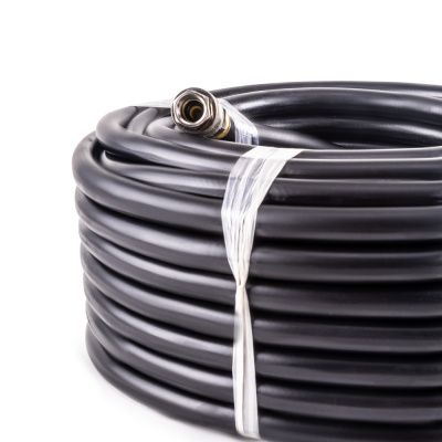 Резиновый маслостойкий воздушный шланг с фитингами Rapid, 20 бар, 15х9 мм, 25 м. AERO купить в Москве с доставкой по всей России | ProtosMarket.ru