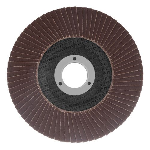 Круг лепестковый торцевой КЛТ-1, зернистость P 100(12Н) 125 х 22.2 мм, "БАЗ" купить в Москве с доставкой по всей России | ProtosMarket.ru