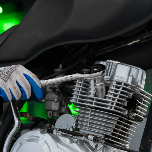 Ключ-трещотка 1/2", 45 зубьев, цельнометаллический, с быстрым сбросом, CrV, хром Сибртех купить в Москве с доставкой по всей России | ProtosMarket.ru