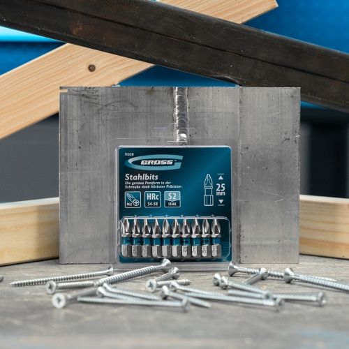 Бита РН2 х 25, сталь S2, 10 шт. Gross купить в Москве с доставкой по всей России | ProtosMarket.ru