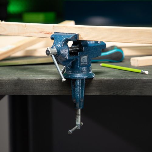 Тиски слесарные, настольные, поворотные, ширина рабочих губок 65 мм, наковальня Сибртех купить в Москве с доставкой по всей России | ProtosMarket.ru