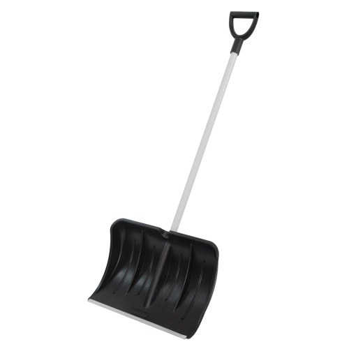 Лопата для уборки снега пластиковая, 530 х 375 х 1400 мм, алюминиевый черенок, Сибртех купить в Москве с доставкой по всей России | ProtosMarket.ru