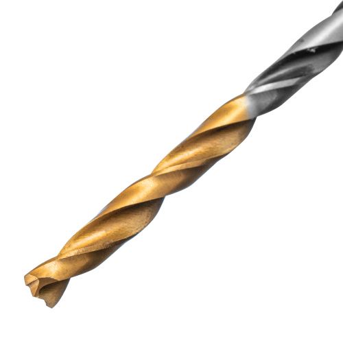 Сверло спиральное по металлу 3 x 61мм, Р6М5, Golden Tip, многогранная заточка, 2шт. Denzel купить в Москве с доставкой по всей России | ProtosMarket.ru