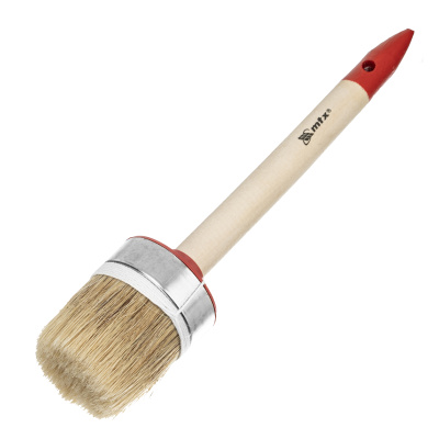 Кисть круглая, Профи №16 (55 мм) натуральная щетина, деревянная ручка MTX купить в Москве с доставкой по всей России | ProtosMarket.ru