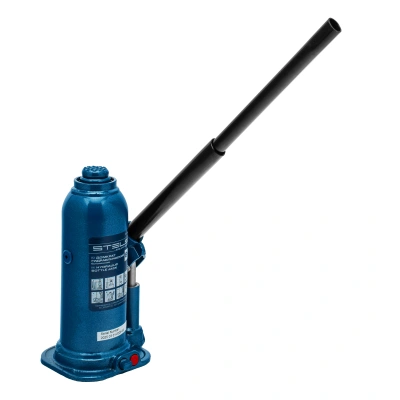 Домкрат гидравлический бутылочный, 6 т, h подъема 207-404 мм Stels купить в Москве с доставкой по всей России | ProtosMarket.ru