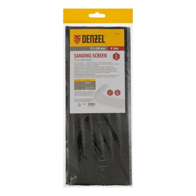 Сетка абразивная, P 240, 115 х 280 мм, 5 шт Denzel купить в Москве с доставкой по всей России | ProtosMarket.ru