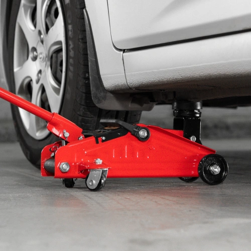 Домкрат гидравлический подкатной, 2 т, h подъема 140-285 мм, в пластиковом кейсе, compact Sparta по ценам производителя в Москве с доставкой по всей России