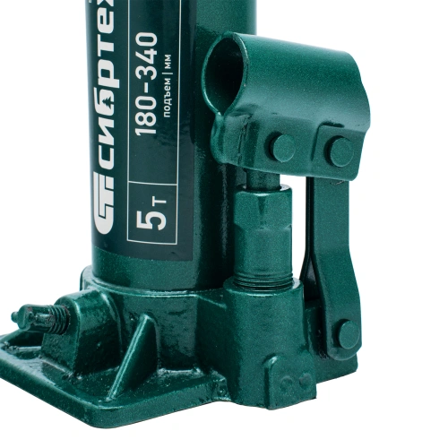 Домкрат гидравлический бутылочный, 5 т, 180-340 мм, в пласт. кейсе Сибртех купить в Москве с доставкой по всей России | ProtosMarket.ru