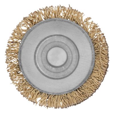 Щетка для дрели, 30 мм, плоская со шпилькой, латунированная витая проволока Matrix купить в Москве с доставкой по всей России | ProtosMarket.ru