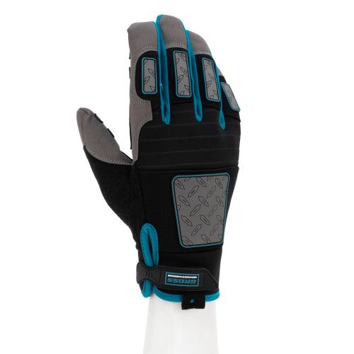 Перчатки универсальные, усиленные, с защитными накладками, DELUXE, размер M (8) Gross купить в Москве с доставкой по всей России | ProtosMarket.ru