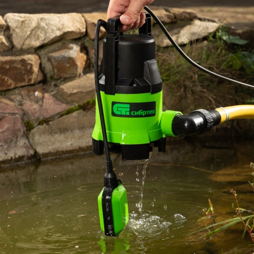 Дренажный насос для грязной воды СДН450-35, 450 Вт, напор 5.5 м, 8000 л/ч Сибртех купить в Москве с доставкой по всей России | ProtosMarket.ru