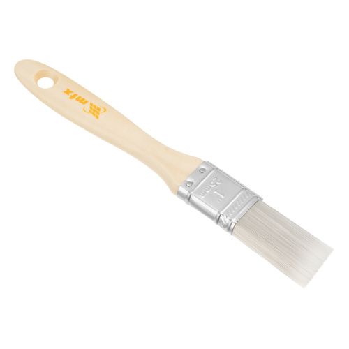 Кисть плоская для лаков "Евро" 1", искусственная щетина, деревянная ручка MTX купить в Москве с доставкой по всей России | ProtosMarket.ru