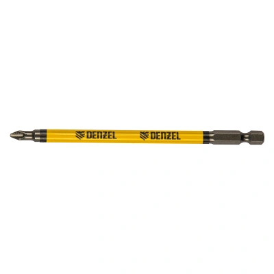 Бита PH2х127, сталь S2, цилиндр., 5шт. Е 6,3 Denzel купить в Москве с доставкой по всей России | ProtosMarket.ru