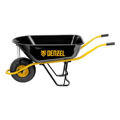 Тачка строительная, усиленная, объем 130 л, 230 кг, колесо 15х6.00-6 Denzel купить в Москве с доставкой по всей России | ProtosMarket.ru