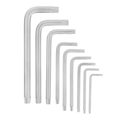 Набор ключей имбусовых Torx -Torx Tamper: 9 шт, T10-T50, CrV, коротких, с сатиновым покрытием, чехол Matrix купить в Москве с доставкой по всей России | ProtosMarket.ru