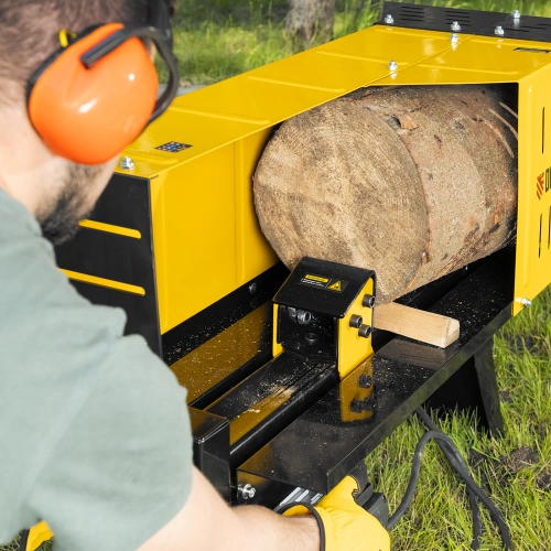 Дровокол электрический ELS7T-52, 2300 Вт, сила раскола 7т, макс. размеры полена D250 x 520 мм Denzel купить в Москве с доставкой по всей России | ProtosMarket.ru