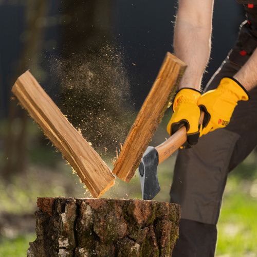 Топор кованый, 680 г, американский тип, буковая рукоятка, 360мм, EFP Denzel купить в Москве с доставкой по всей России | ProtosMarket.ru