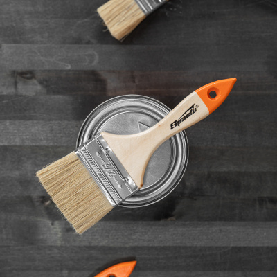 Кисть плоская Slimline 2.5" (63 мм) натуральная щетина, деревянная ручка Sparta купить в Москве с доставкой по всей России | ProtosMarket.ru