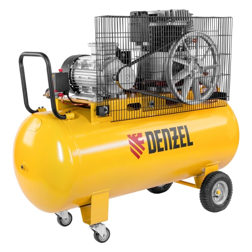 Компрессор воздушный, ременный привод BCI4000-T/200, 4.0 кВт, 200 литров, 690 л/мин Denzel купить в Москве с доставкой по всей России | ProtosMarket.ru