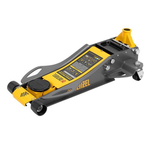 Домкрат гидравлический подкатной, 3 т, 75-500 мм, быстрый подъем, низкий подхват, проф. Denzel купить в Москве с доставкой по всей России | ProtosMarket.ru