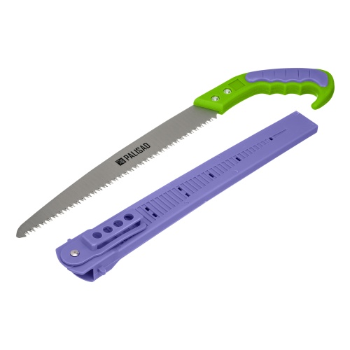 Пила садовая, 300 мм рабочая часть, двухкомпонентная пластиковая рукоятка, ножны, подвес, Palisad купить в Москве с доставкой по всей России | ProtosMarket.ru