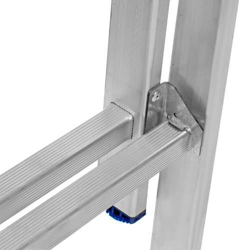 Лестница, 2 х 6 ступеней, алюминиевая, двухсекционная, Сибртех купить в Москве с доставкой по всей России | ProtosMarket.ru