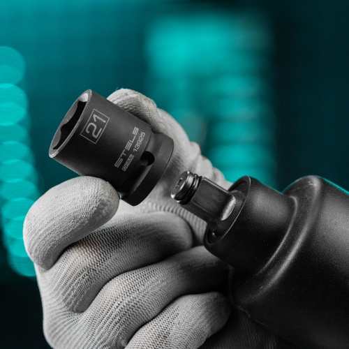 Головка ударная шестигранная, 21 мм, 1/2, CrMo Stels купить в Москве с доставкой по всей России | ProtosMarket.ru