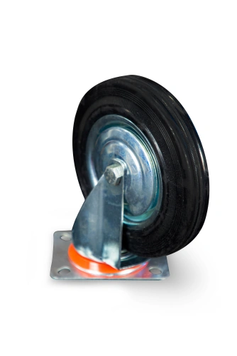 Колесо поворотное резина SC 80 200 мм (N) купить в Москве с доставкой по всей России | ProtosMarket.ru