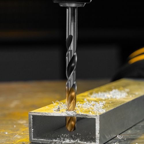 Сверло спиральное по металлу 9 x 125мм, Р6М5, Golden Tip, многогранная заточка Denzel купить в Москве с доставкой по всей России | ProtosMarket.ru