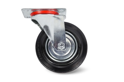 Колесо поворотное серая резина SC 93 f 75 мм купить в Москве с доставкой по всей России | ProtosMarket.ru