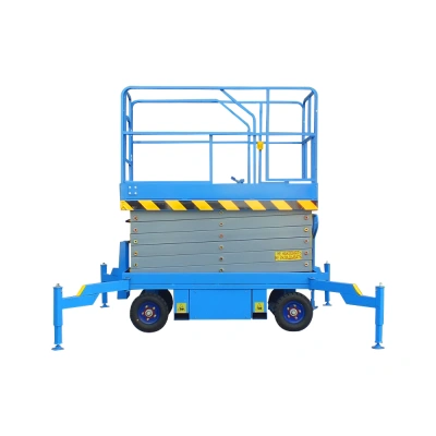 Подъемник ножничный самоходный аккумуляторный 500 кг, 9/11 м, 24/85 В/Ач TOR SJY-0,5-9DC по ценам производителя в Москве с доставкой по всей России