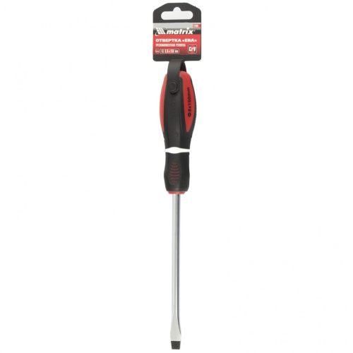 Отвертка "Era", SL8 х 150 мм, CrV, трехкомпонентная рукоятка Matrix купить в Москве с доставкой по всей России | ProtosMarket.ru