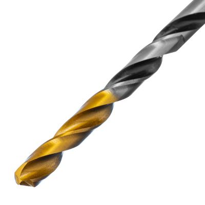 Сверло спиральное по металлу 5 x 86мм, Р6М5, Golden Tip, многогранная заточка Denzel купить в Москве с доставкой по всей России | ProtosMarket.ru