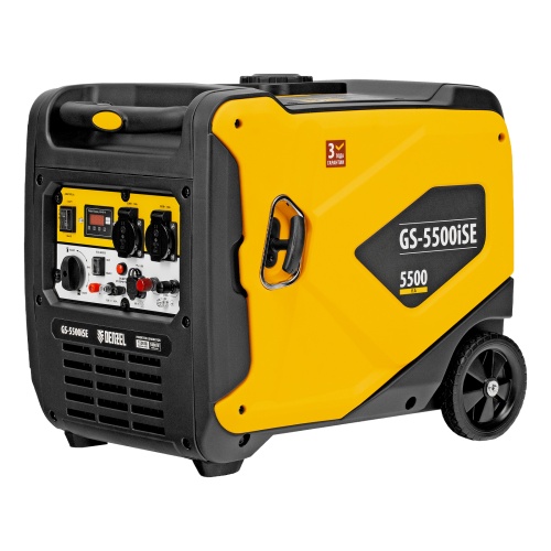 Генератор инверторный GS-5500iSE, 5,5 кВт, 230 В, закрытый корпус,электростартер Denzel купить в Москве с доставкой по всей России | ProtosMarket.ru