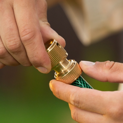 Соединитель латунный, быстросъемный для шланга 1/2, аквастоп Palisad купить в Москве с доставкой по всей России | ProtosMarket.ru