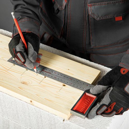 Угольник стальной, 300 мм, градуировка Matrix купить в Москве с доставкой по всей России | ProtosMarket.ru