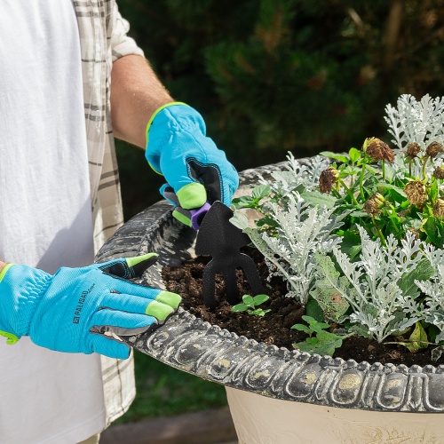 Набор садового инструмента с секатором, пластиковые рукоятки, 3 предмета, Standard, Palisad купить в Москве с доставкой по всей России | ProtosMarket.ru