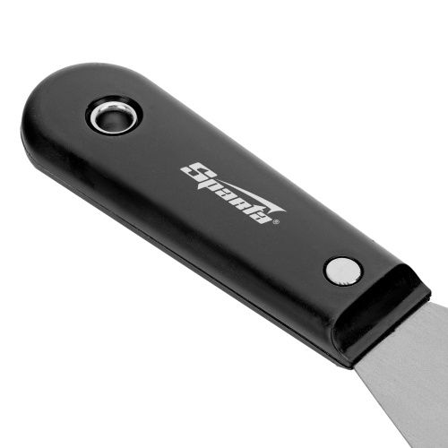 Шпательная лопатка стальная, 63 мм, полированная, пластмассовая ручка Sparta купить в Москве с доставкой по всей России | ProtosMarket.ru