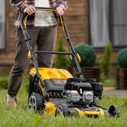 Газонокосилка бензиновая GLR-510SP-ZS, 171 см3, ширина 51 см, привод, травосборник 65 л Denzel купить в Москве с доставкой по всей России | ProtosMarket.ru