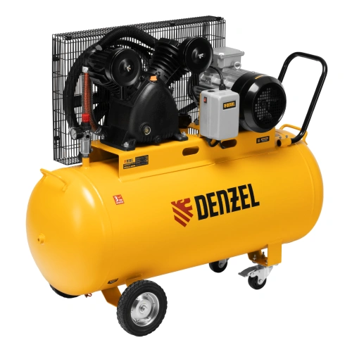 Компрессор воздушный рем. привод BCV 5500-T/200, 5,5 кВт, 200 литров, 850 л/мин Denzel по ценам производителя в Москве с доставкой по всей России